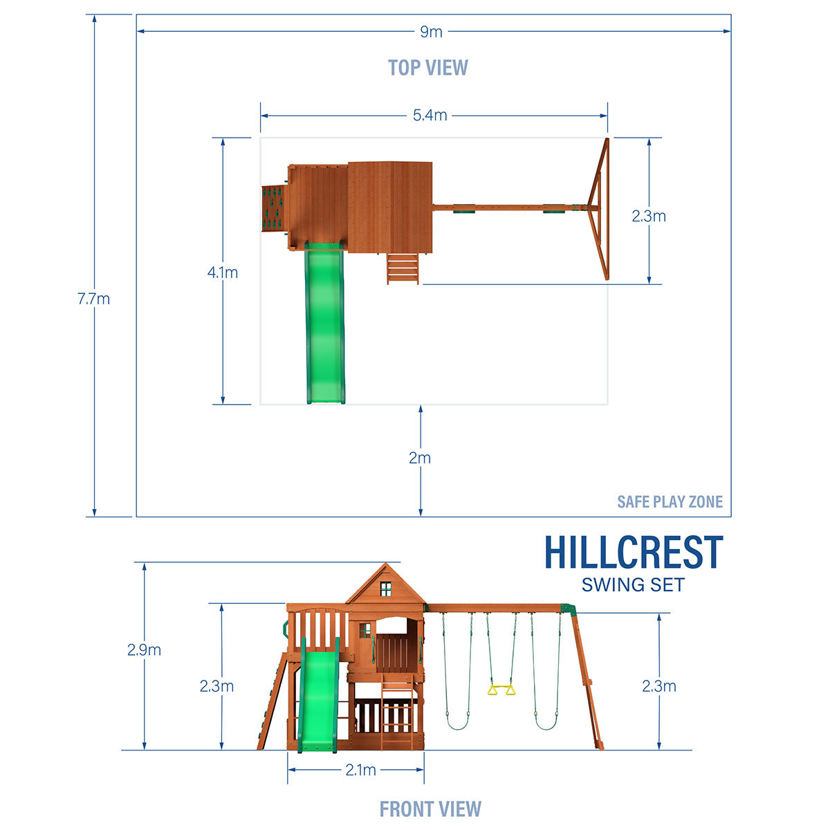 Backyard Discovery Hillcrest Play Center