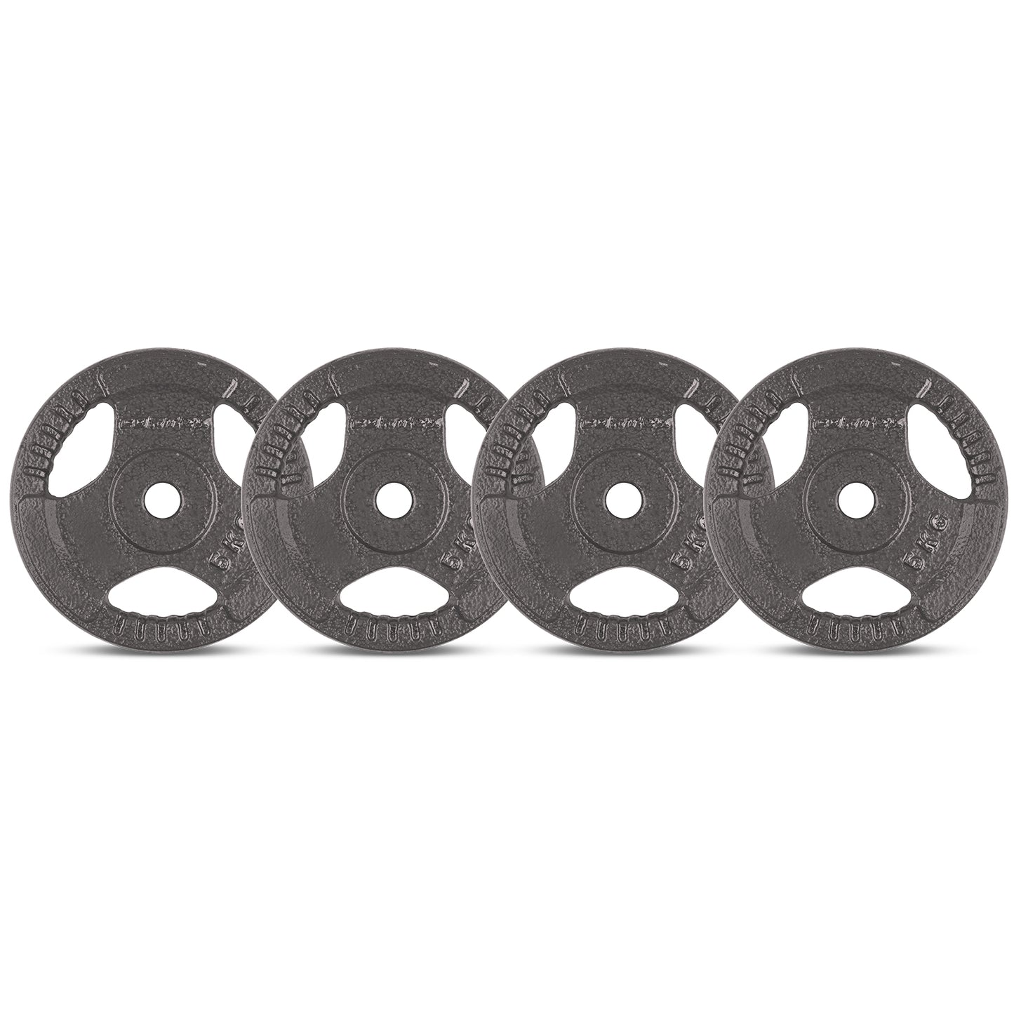 CORTEX 5kg Tri-Grip Standard Plates 25mm (Set of 4)