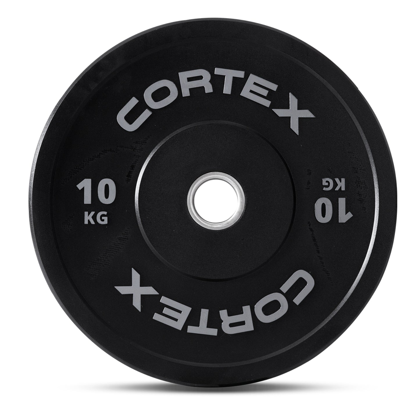 CORTEX 10kg Black Series V2 50mm Rubber Olympic Bumper Plate (Pair)