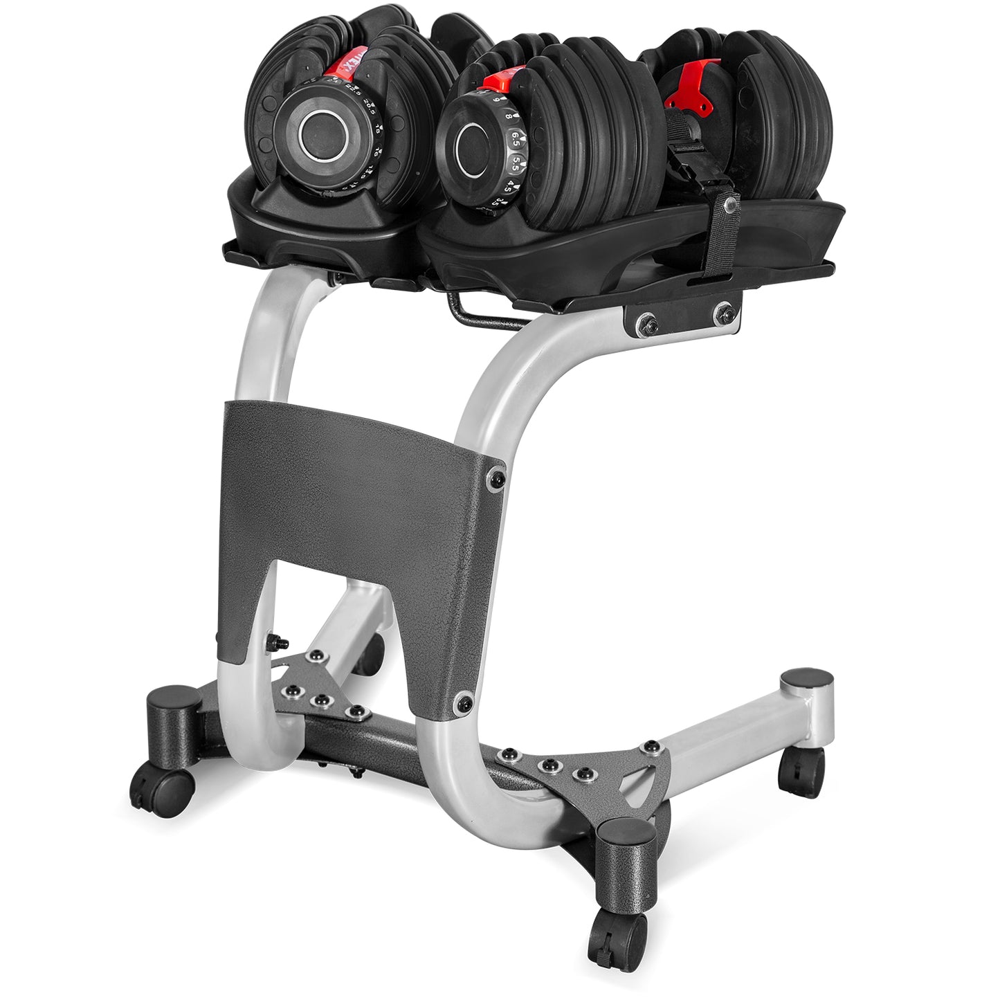 CORTEX 52.5lbs Adjustable Dumbbell Pair with Stand