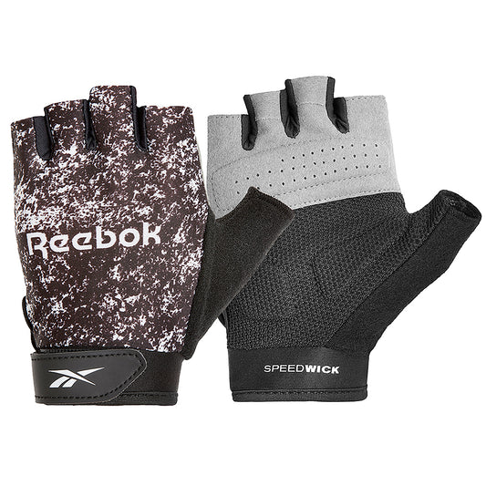 Reebok Womens Fitness Gloves Small in Black & White