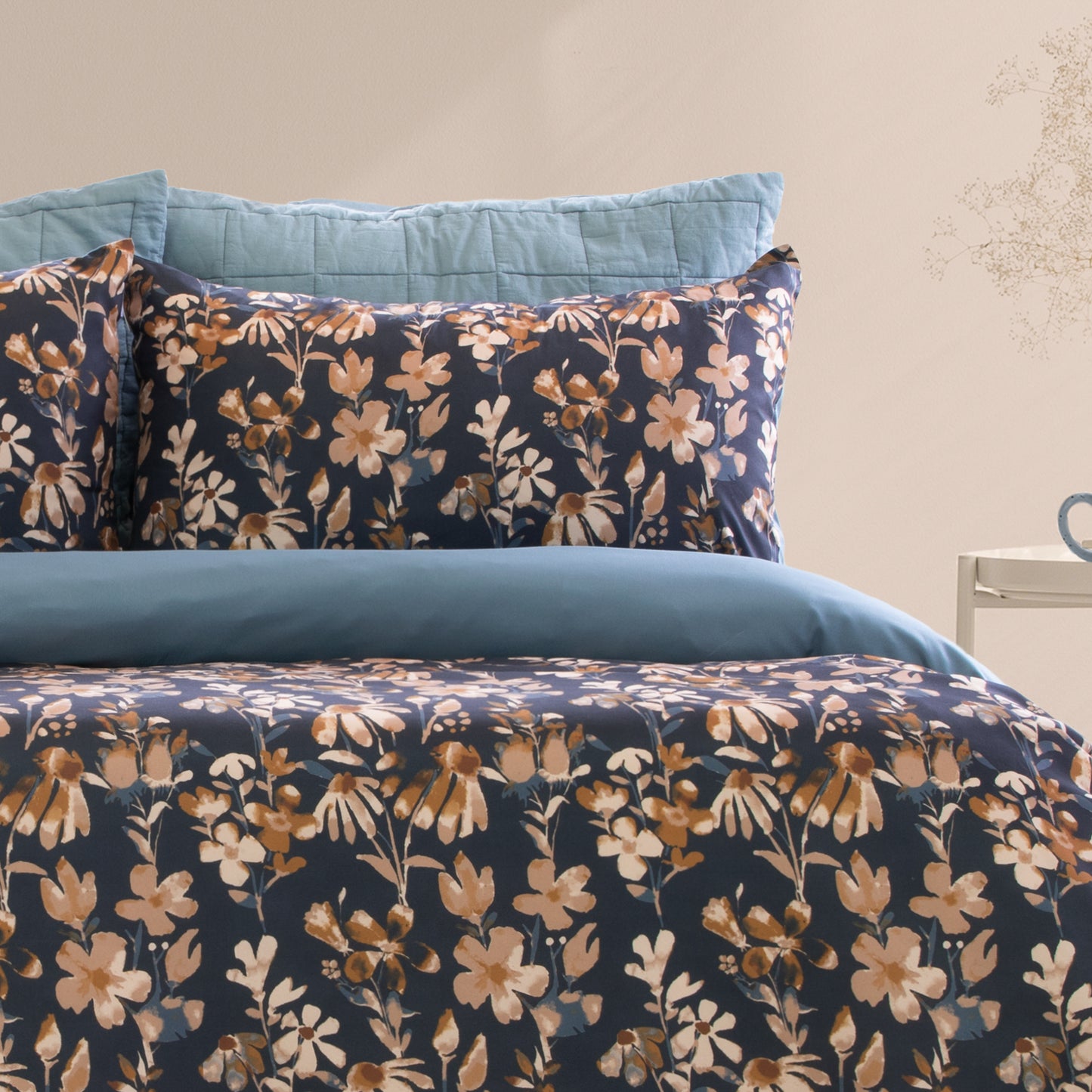 Florentine PRINTED MICROFIBRE QUILT COVER SET - QUEEN