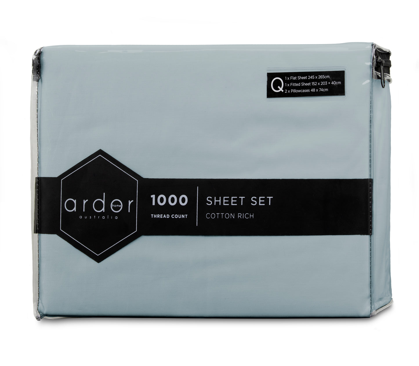 1000TC Cotton Rich SHEET SET - SINGLE