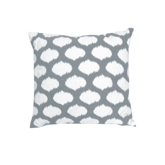 J.Elliot Home Solana Ikat Grey Filled Cushion