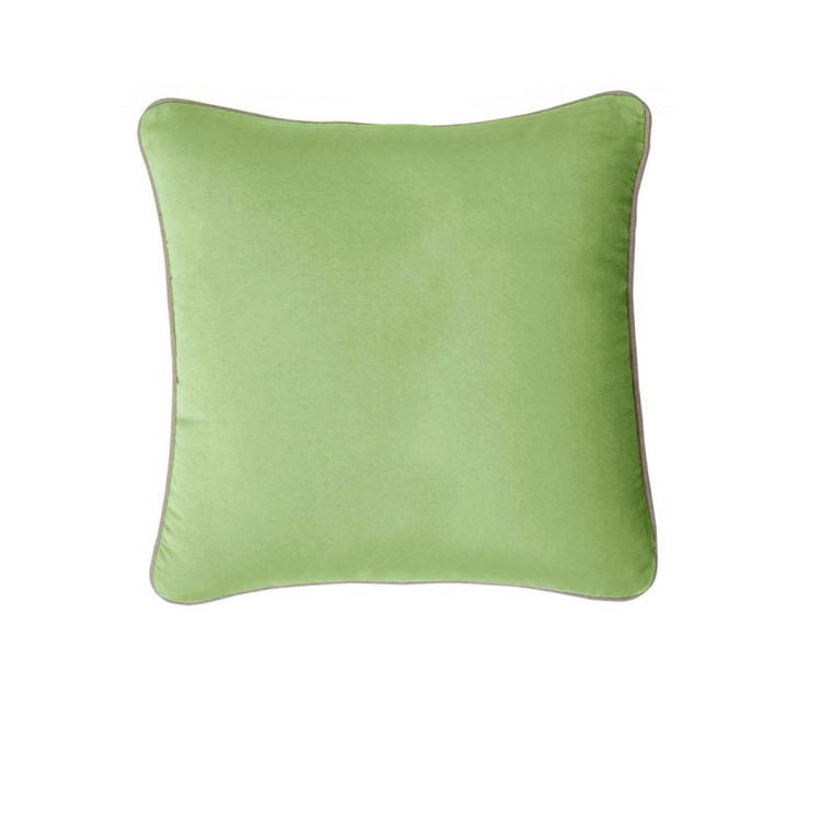 J Elliot Home Gabriel 100% Cotton Cushion Cover 43 x 43 cm Leaf Green