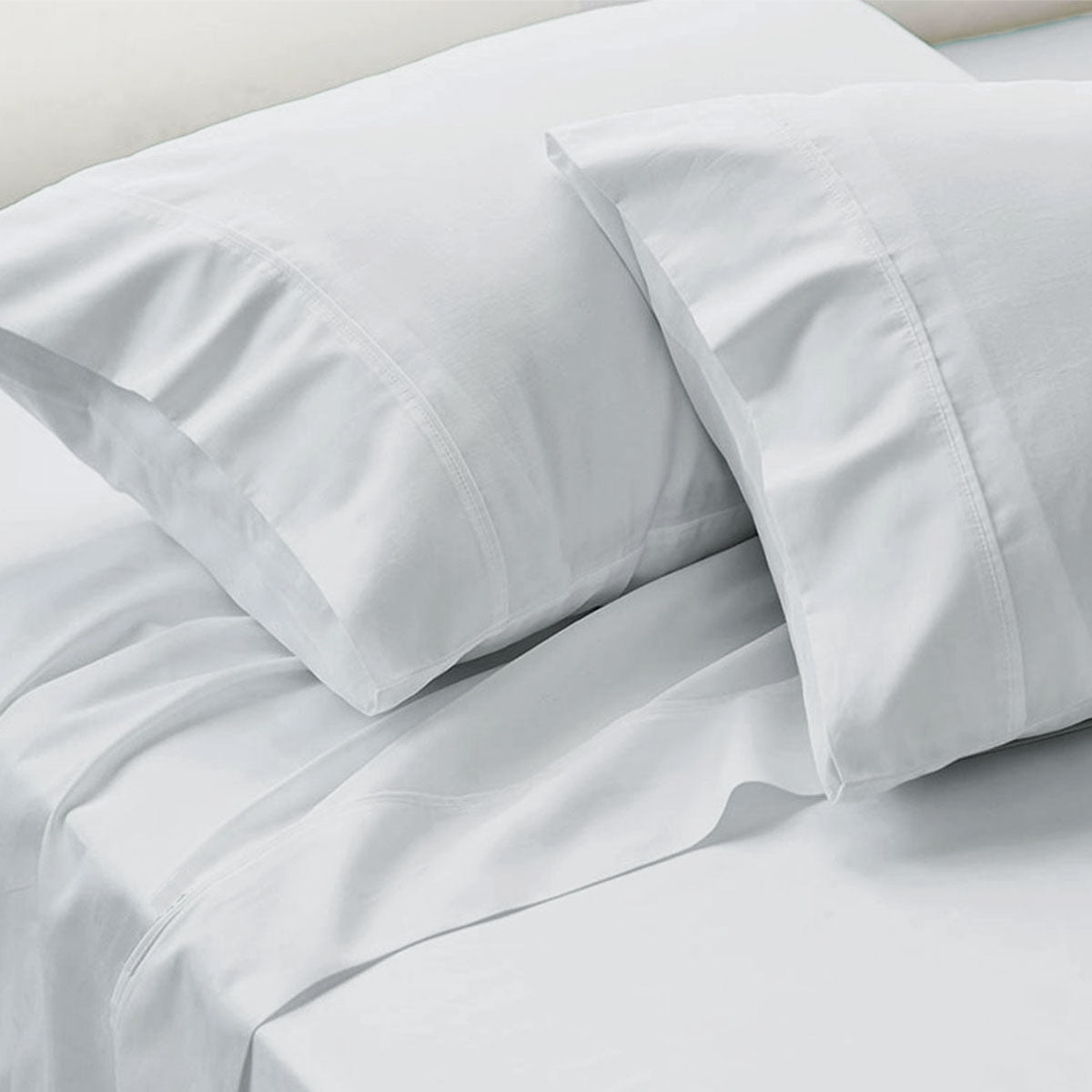 1000TC Maree Cotton Rich Sheet Set White King