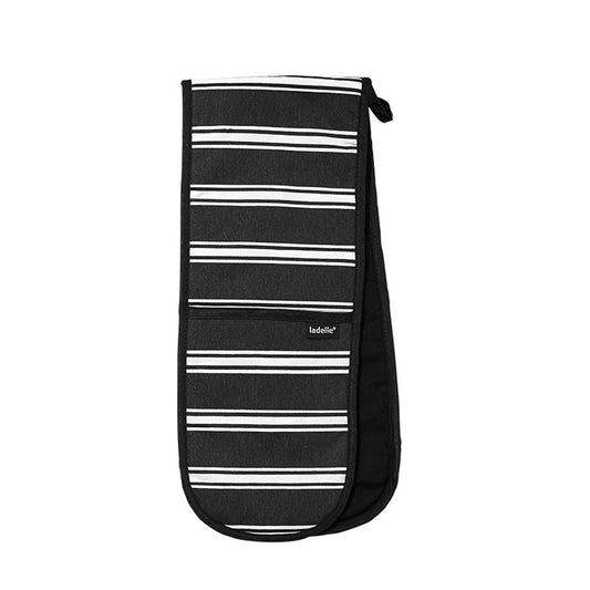 Ladelle Butcher Black Kitchen / BBQ Double Oven Mitt