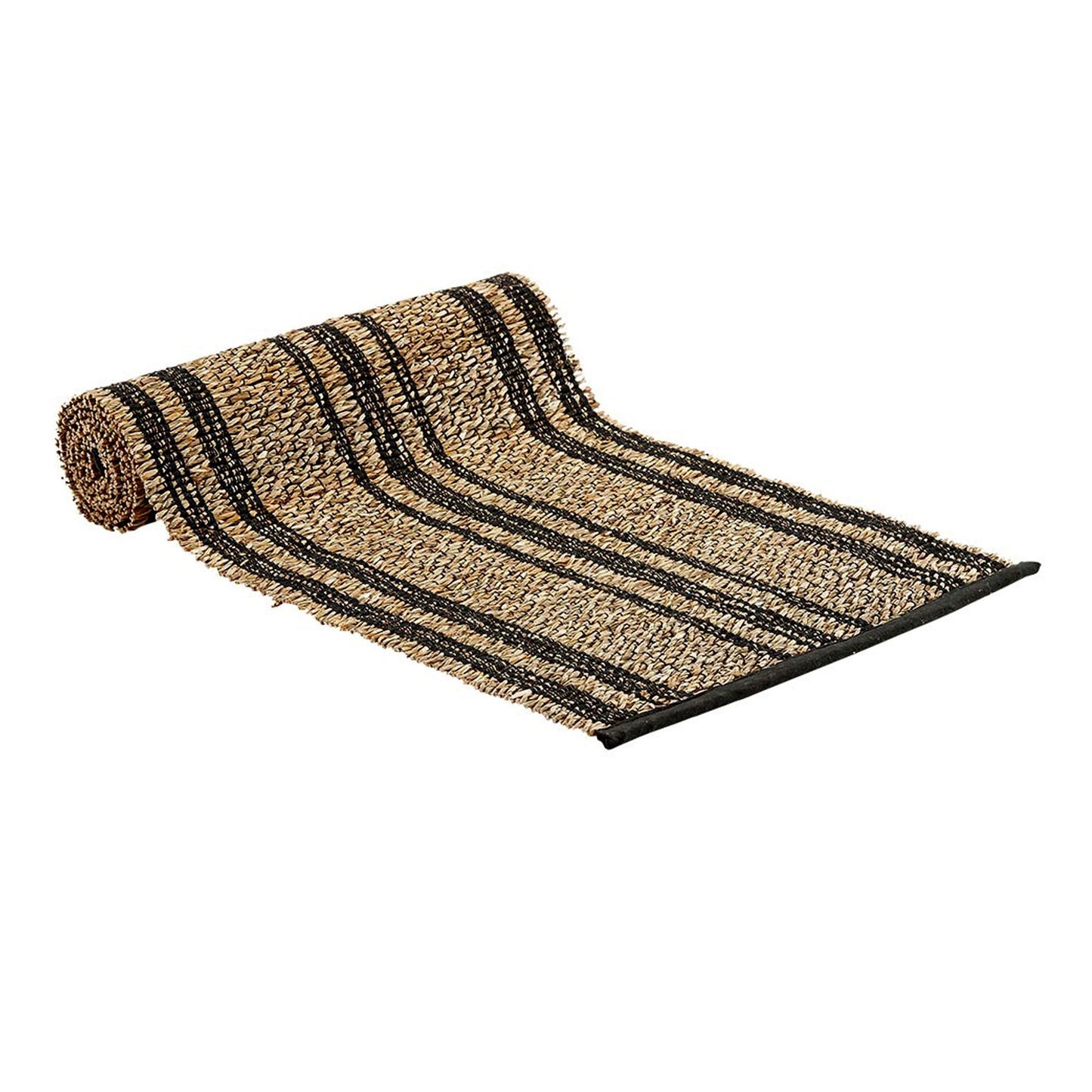 Ladelle Loma Kitchen / Dining Table Runner Black