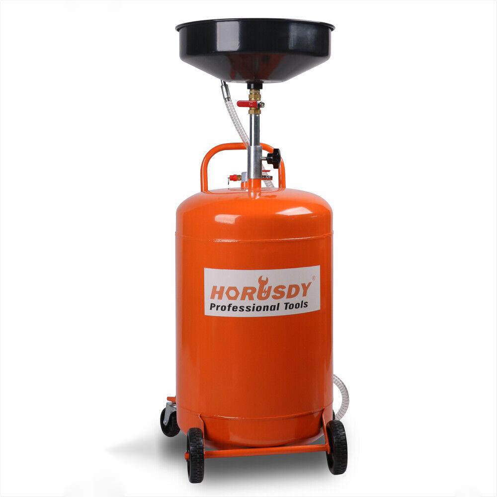 HORUSDY 80L Pneumatic Waste Oil Drainer Fluid Transfer Tank Air Car Workshop