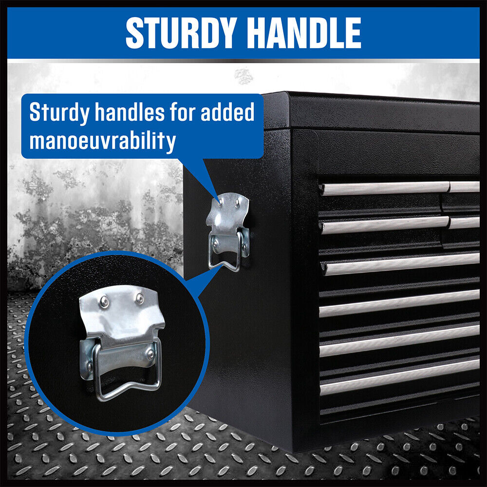 HORUSDY 10-Drawer Tool Box Chest Toolbox Lockable Drawer Cabinet Garage Storage