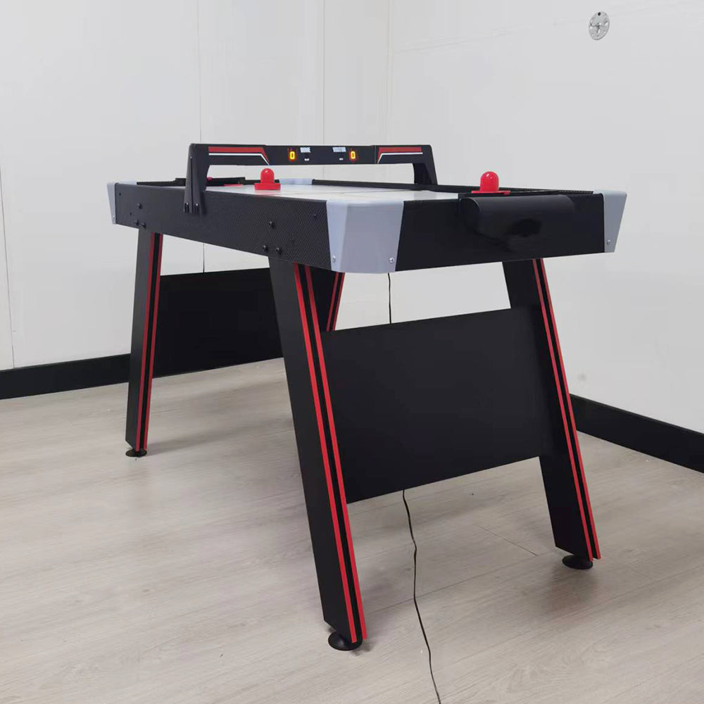 T&R SPORTS 4FT Air Hockey Table With Overhead E-Scorer - Black