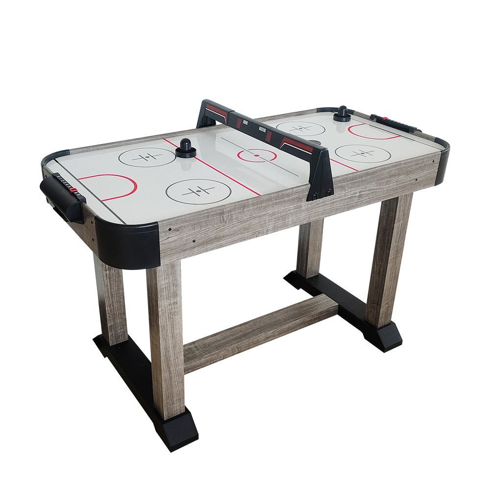 T&R SPORTS 4FT Air Hockey Table With Overhead E-Scorer - Wood