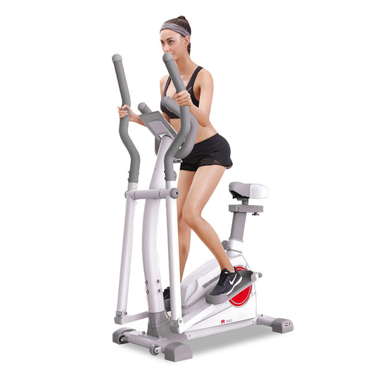 QM1001 Exercise Bike Elliptical Cross Trainer 5Kg Home Gym Fitness Machine - White