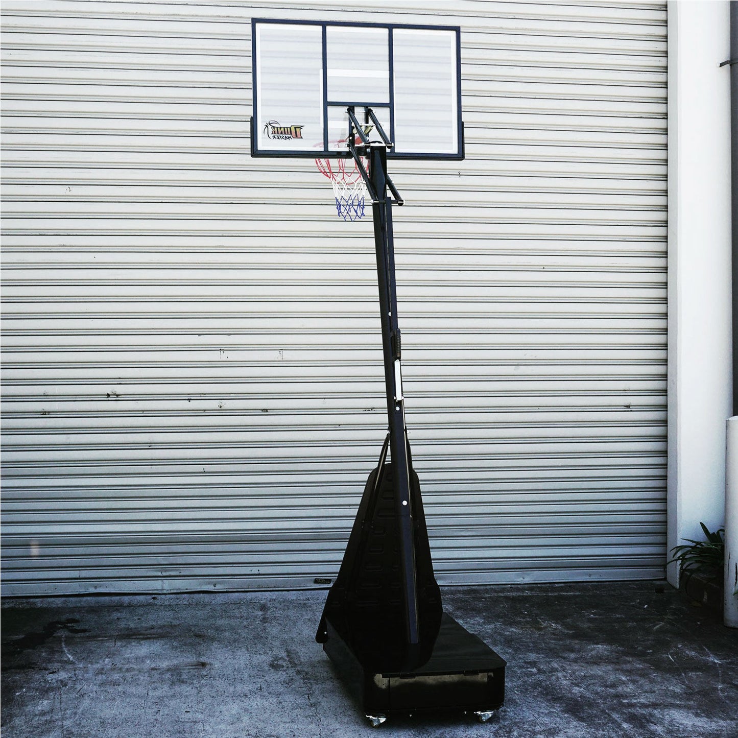 Dunk Master M024 Basketball System Portable Basketball Stand Ring Hoop Ironman