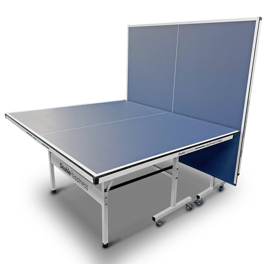 Double Happiness Indoor Premium 190 Table Tennis Ping Pong Table with Free Accessories Package - Blue