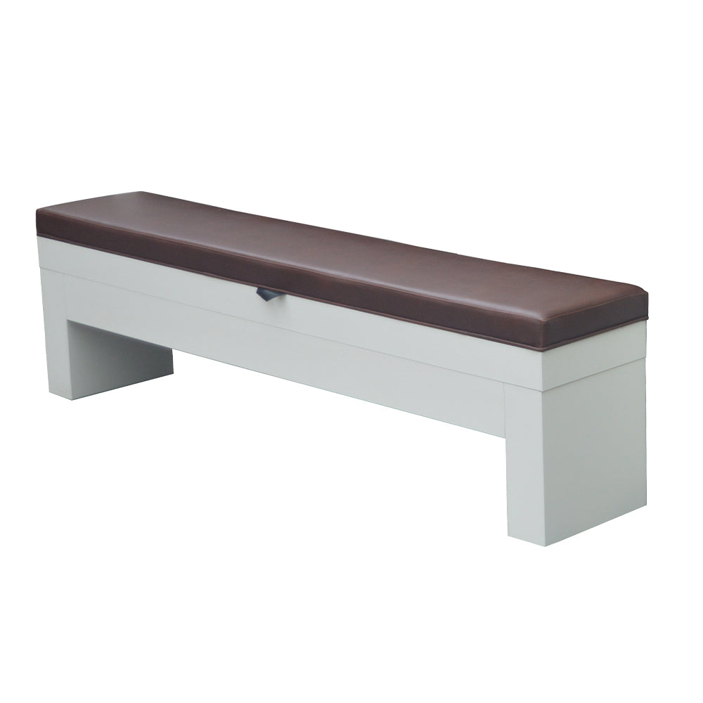 2 x 003 Storage Bench For Dining Pool Table - White Color