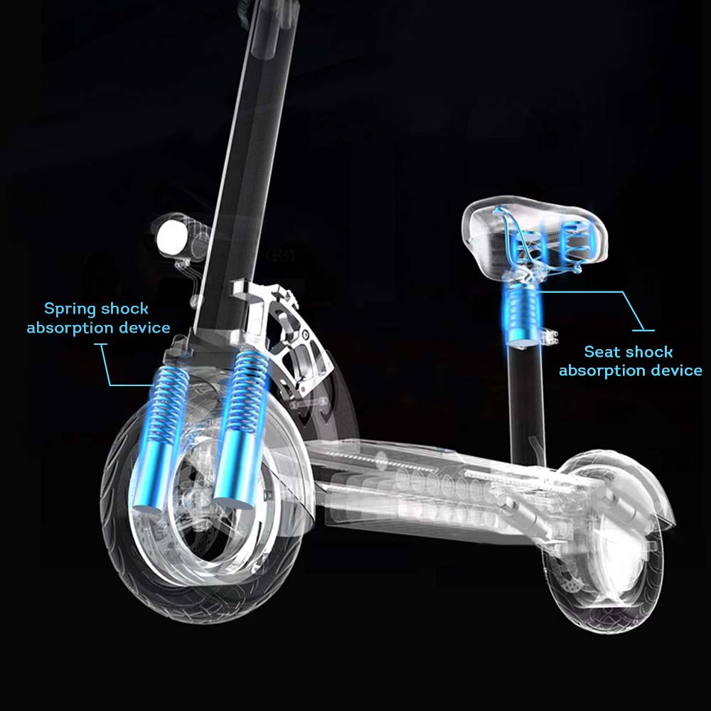 [15% OFF PRE-SALE] AKEZ 500W Electric Scooter w/Seat Motorised Adult Kids Boys Riding Foldable (Dispatch in 8 weeks)