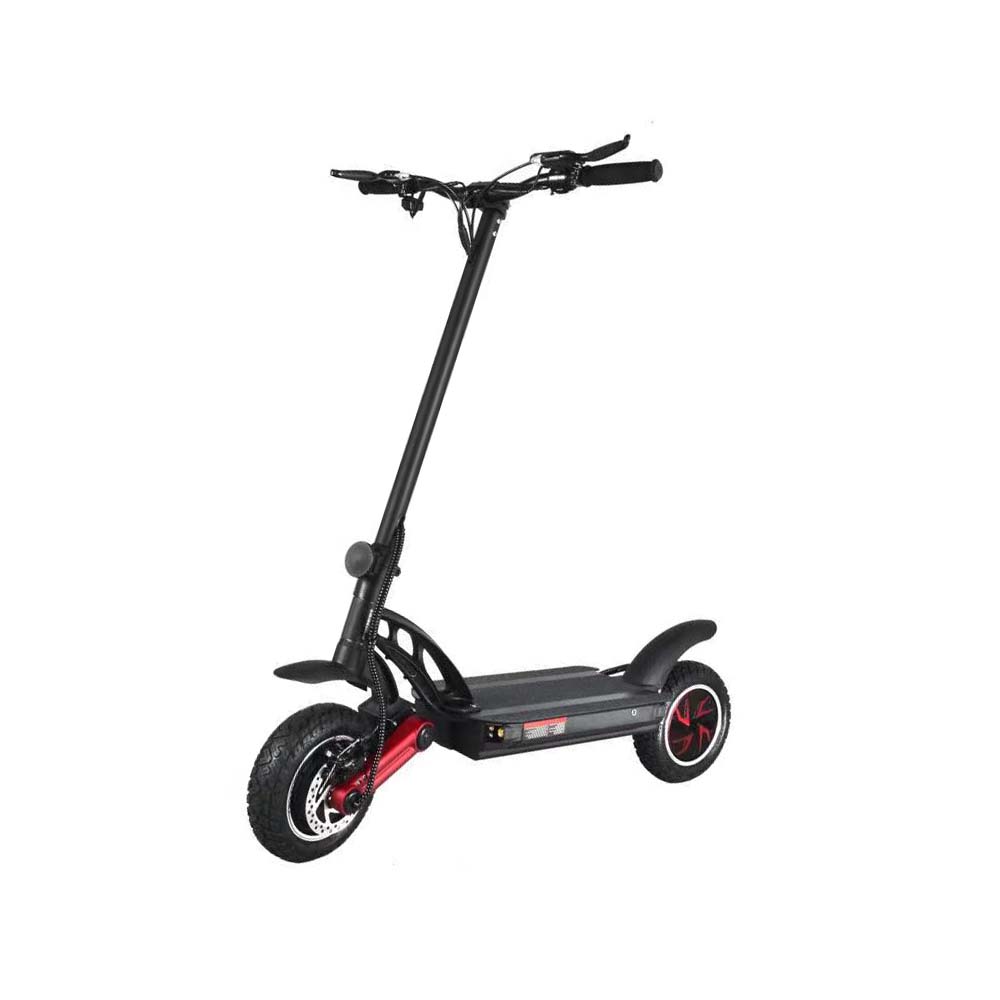 AKEZ LX-S12 48V 800W Dual-Motor Electric Scooter-Black