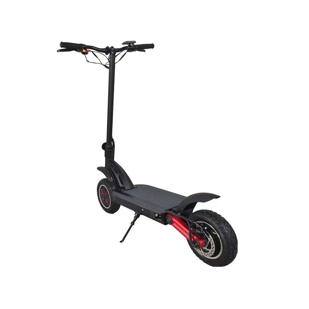 AKEZ LX-S12 48V 800W Dual-Motor Electric Scooter-Black