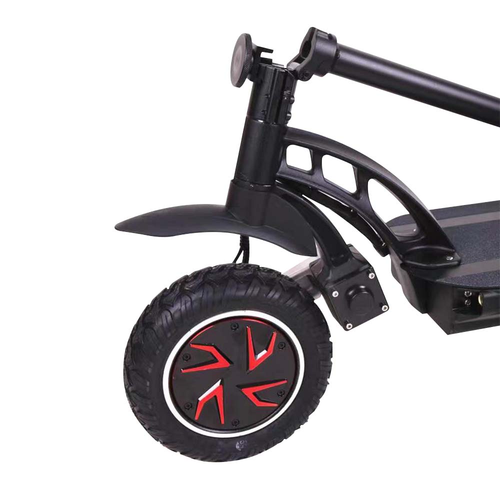 AKEZ LX-S12 48V 800W Dual-Motor Electric Scooter-Black