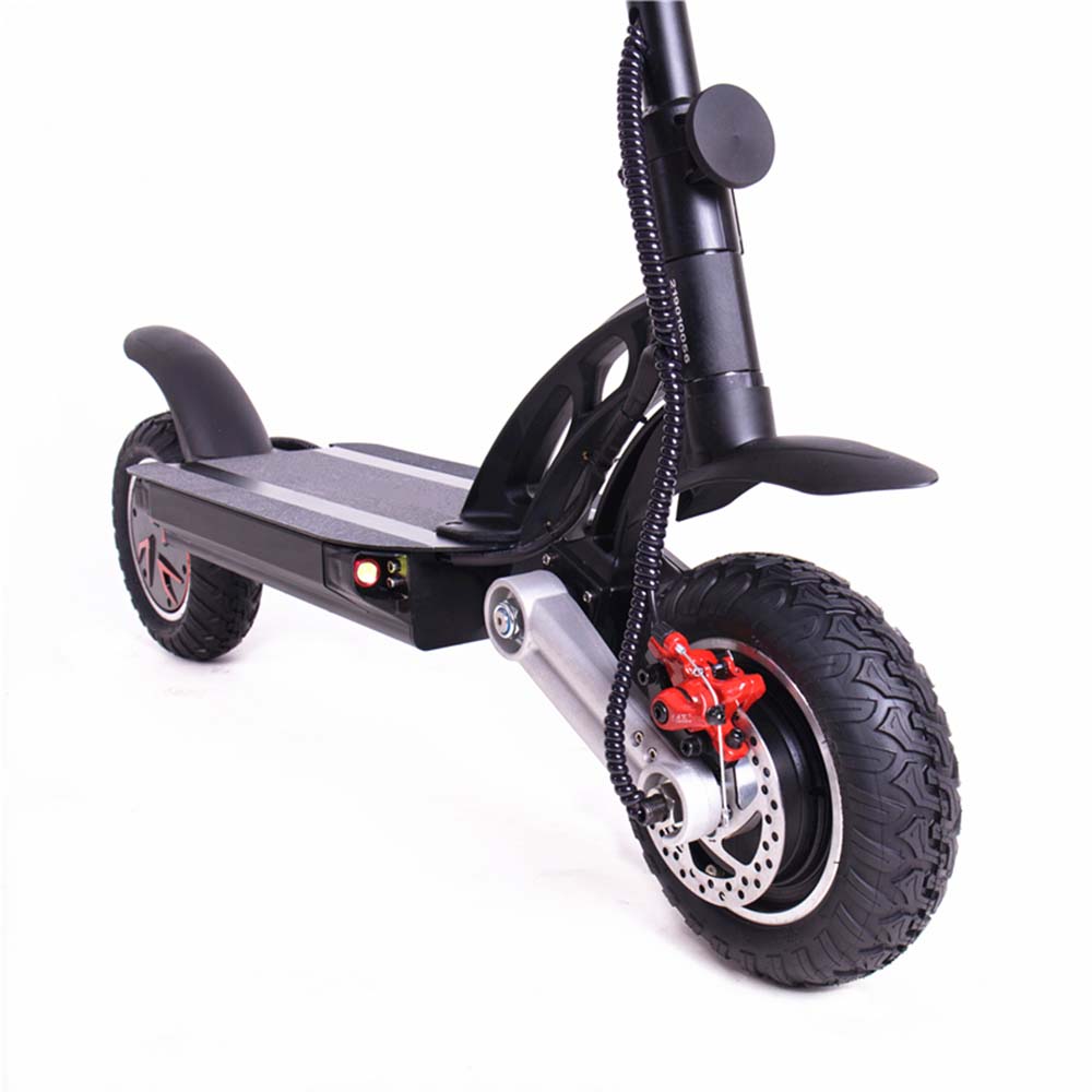 AKEZ LX-S12 48V 800W Dual-Motor Electric Scooter-Black