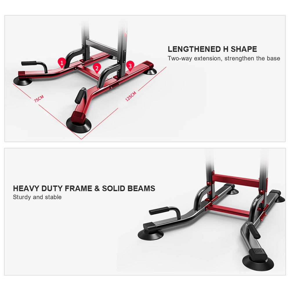 5-in-1 Pull Up Chin Up Bench Benches Power Tower Multi-Function Station Home