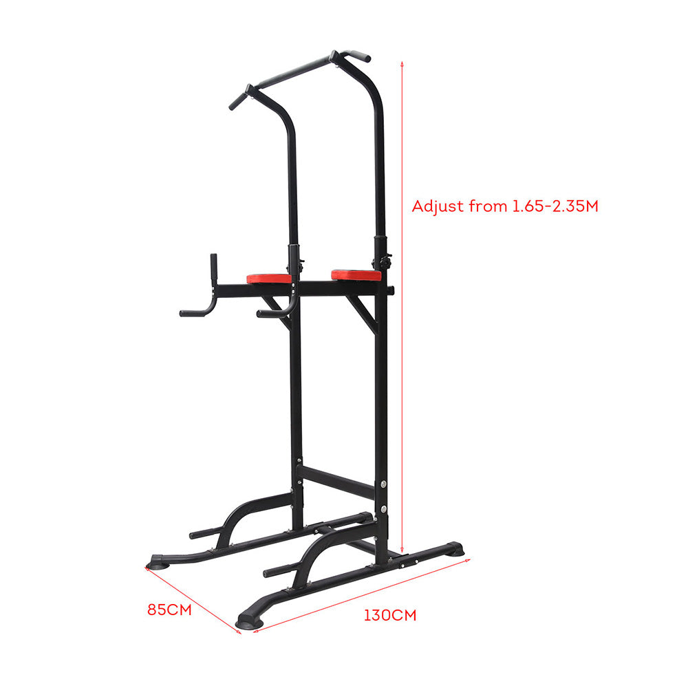 T055 Pull Up Chin Up Knee Raise Workout Station Men Women Exerise Home GYM Fitness