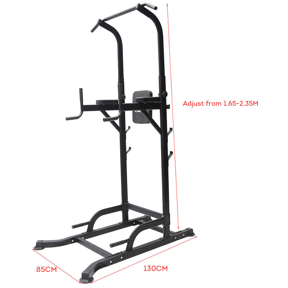 T056 Pull Up Chin Up Knee Raise Workout Station Men Women Exercise Home GYM Fitness