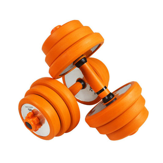 Rubber Cast Iron Plates Dumbbell Weight Set Exercise Equipment Dumbbell Fitness - 30KG