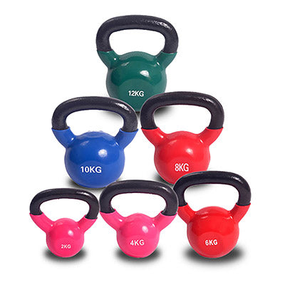 Coating Cast Iron Kettlebell Kattle Bell Fitness Lifting Pot Dumbbell Home Gym Weight - 10KG