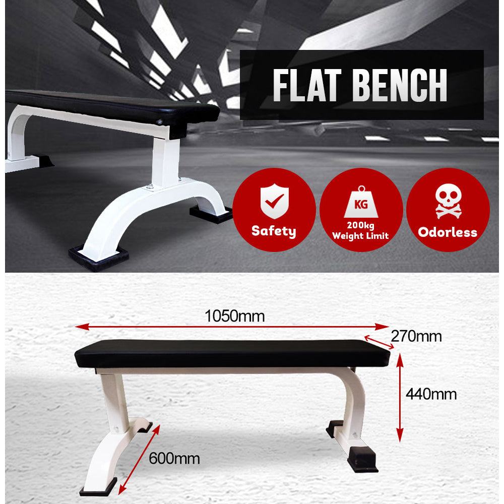 RBT1005 Flat Bench Weight Press Heavy Duty 200kg Capacity