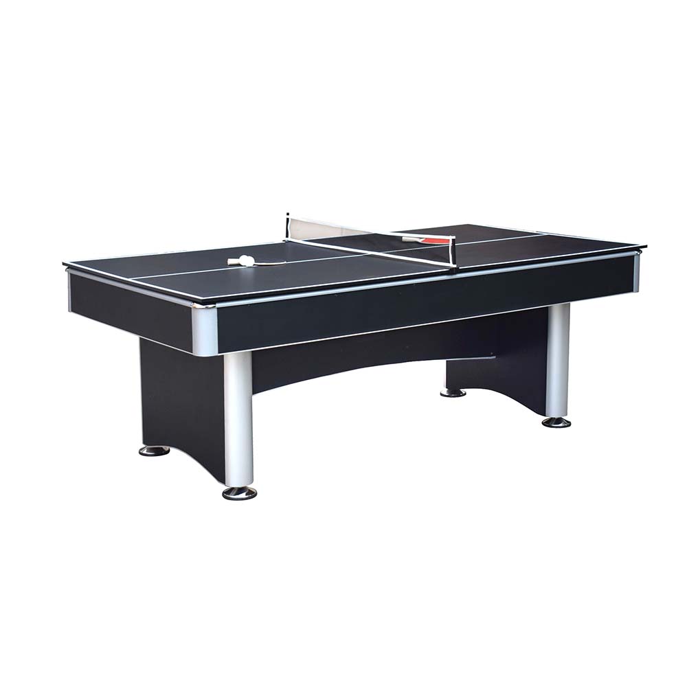 JXY 7FT MDF 3IN1 Pool Table/Table Tennis Table/Dining Table-Black