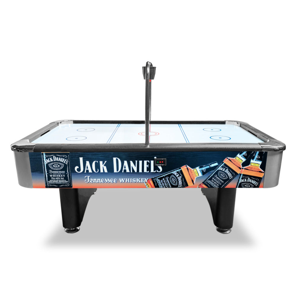 T&R SPORTS AH08 7FT Air Hockey Table W/ Bridge Electronic Scoreboard - JD&White