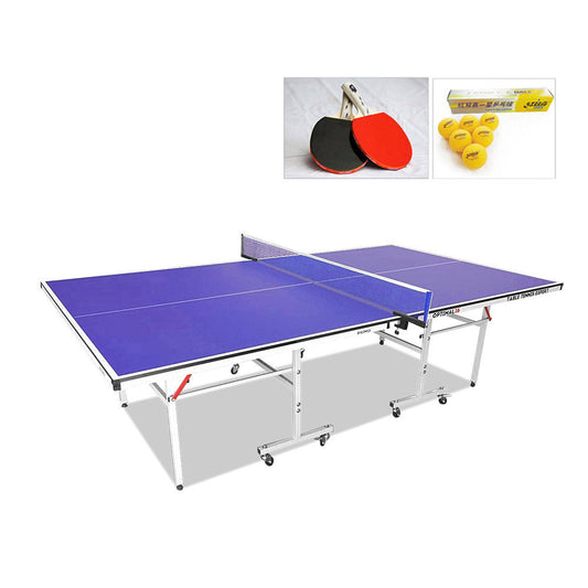 Primo Indoor Optimal 16 Table Tennis Ping Pong Table with Accessories Package - Upgraded Accessories Package