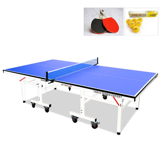 PRIMO 25mm Table Tennis Table Ping Pong Table Professional Size With Accessories Package - Upgraded Accessories Package