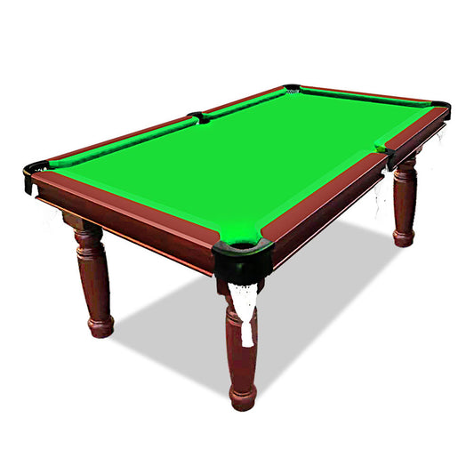 SMART SERIES 8FT MDF Pool Table Snooker Billiards Round Leg Accessory Kit - Green