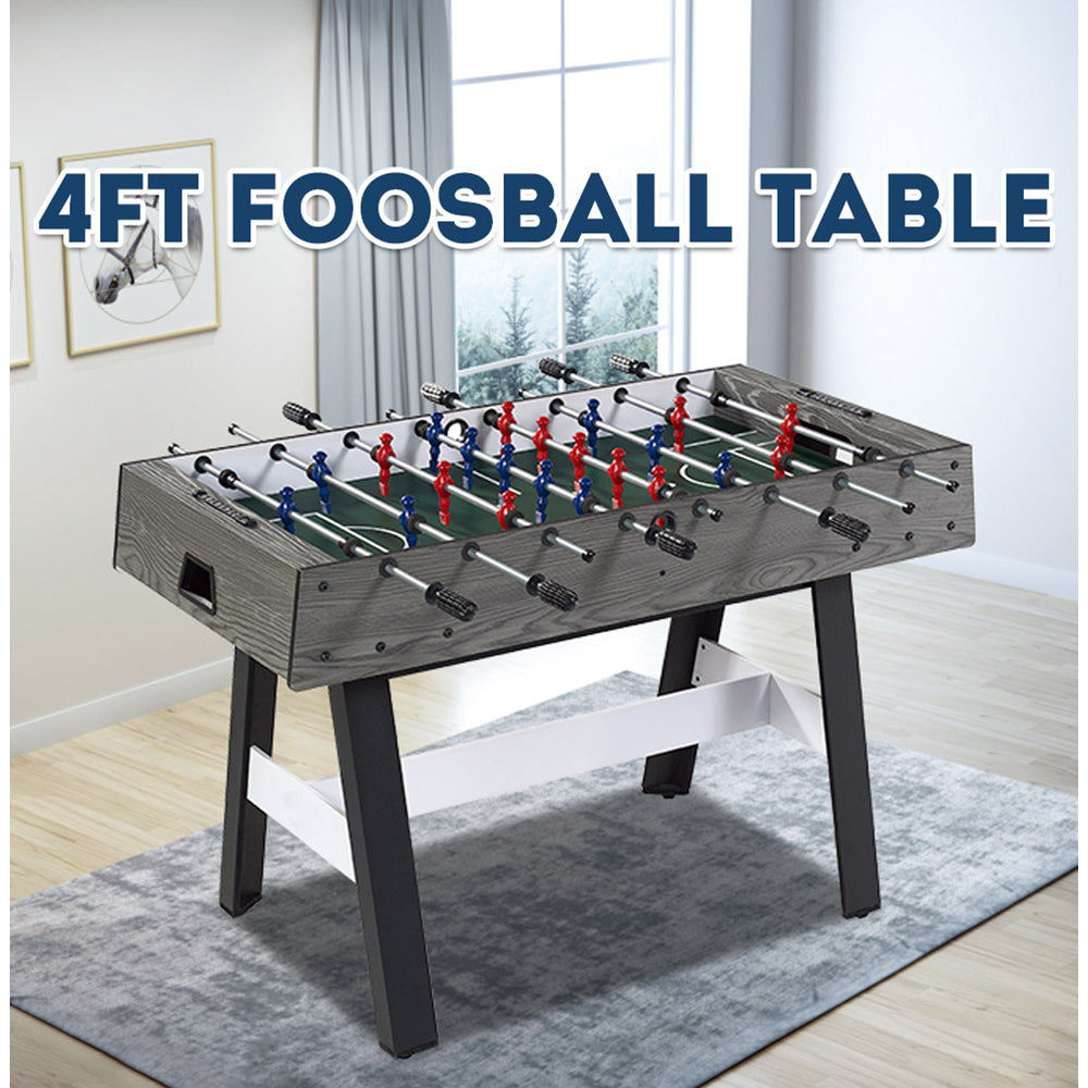 T&R SPORTS 4FT Foosball Soccer Table Football Game Home Party Gift-Dark Wood