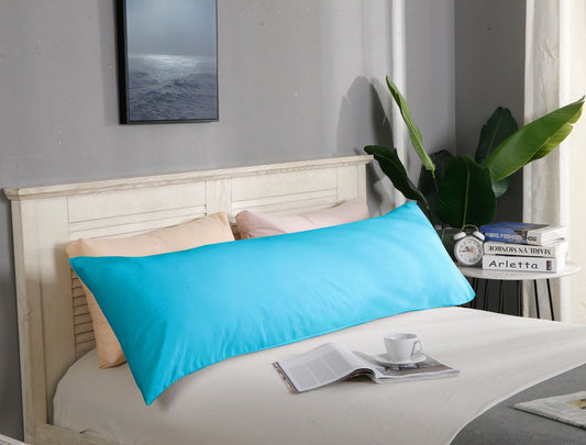 1000TC Premium Ultra Soft Body Pillowcase - Light Blue