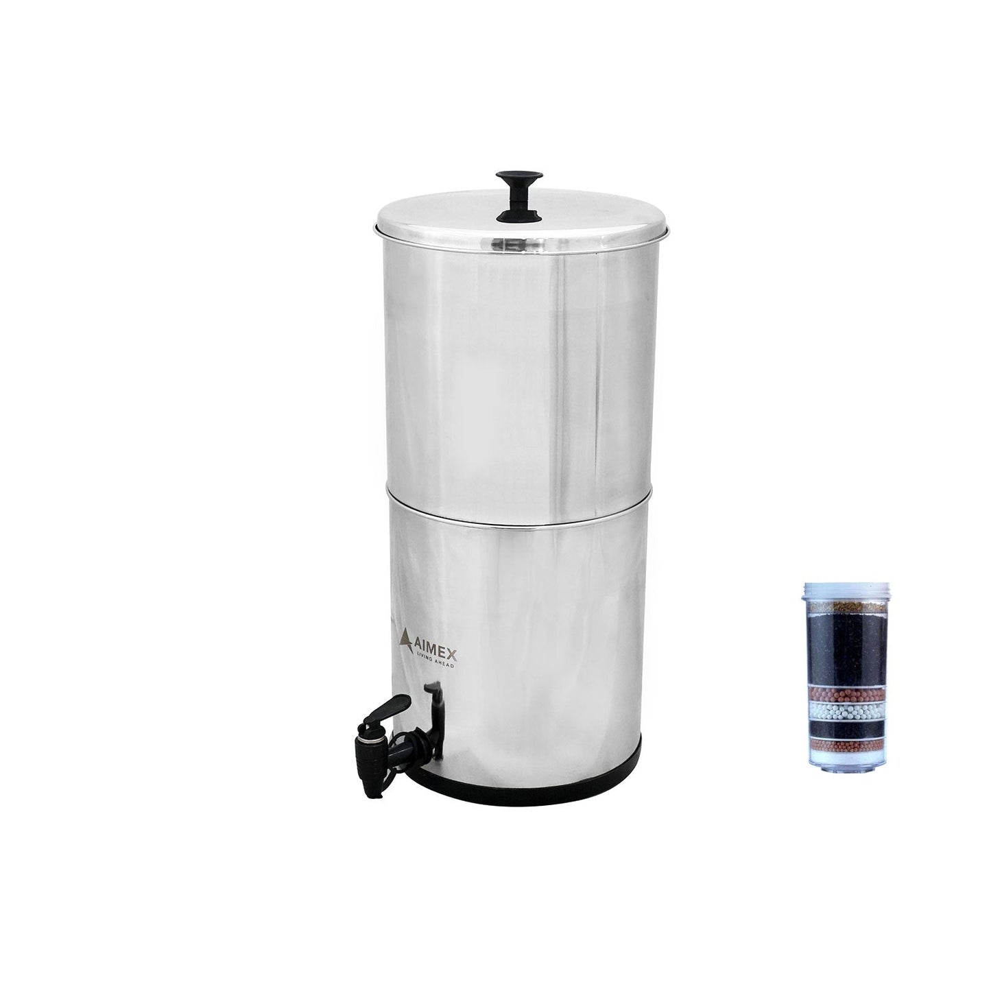 Aimex Water Stainless Steel 304 Water Filter System - 8 Stage