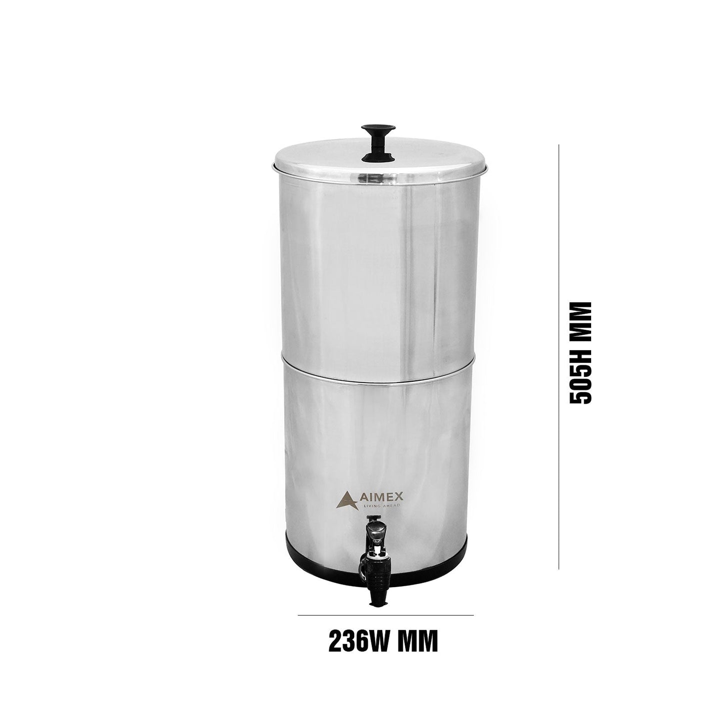 Aimex Water Stainless Steel 304 Water Filter System - 8 Stage