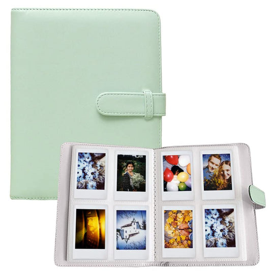 LIFEBEA 256 Pockets Photo Album for Fujifilm Instax Mini 11 12 9 40 Evo Liplay 8 7+ Instant Camera, Photo Album for Polaroid Kodak HP Zink 2x3" Photo (Green)