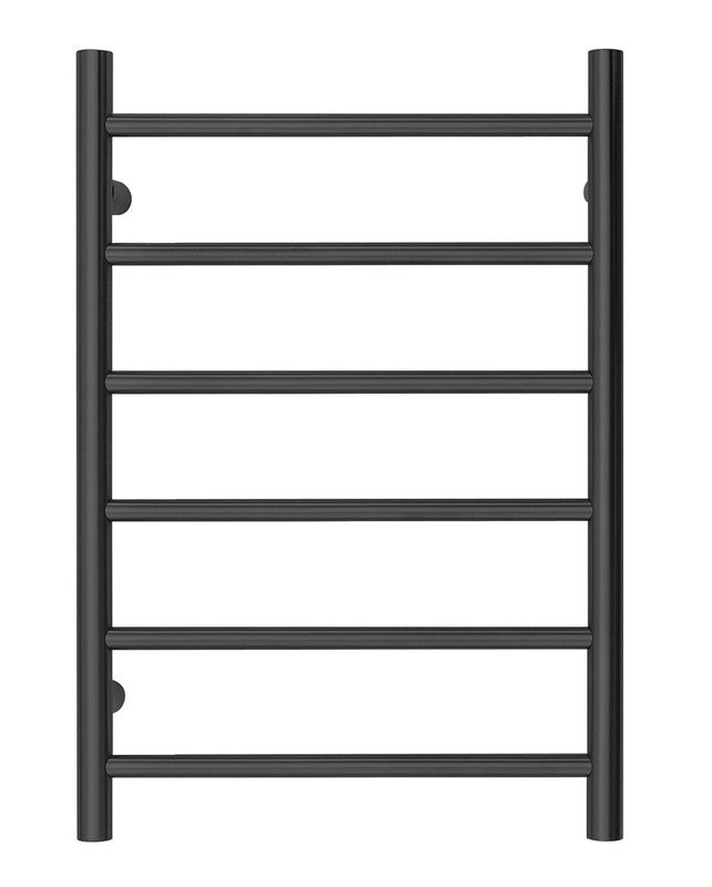 2023 Matte Black stainless steel Heated Towel Rail rack Round AU 1000*850mm