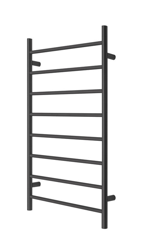 2023 Matte Black stainless steel Heated Towel Rail rack Round AU 1000*850mm