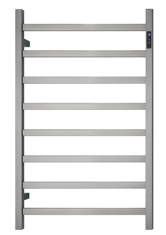 2023 Brushed Gunmetal stainless steel Heated Towel Rail rack Square AU 1000*620mm Timer