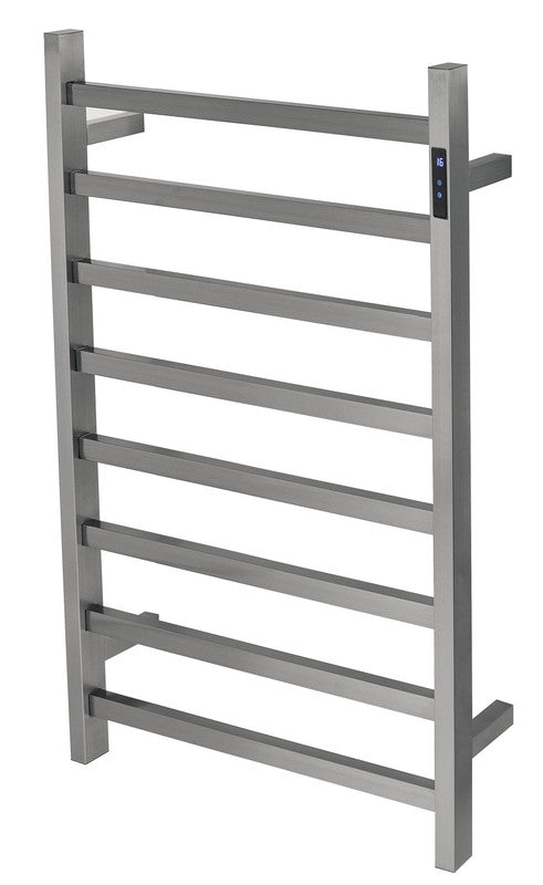 2023 Brushed Nickel stainless steel Heated Towel Rail rack Square AU 1000*620mm Timer