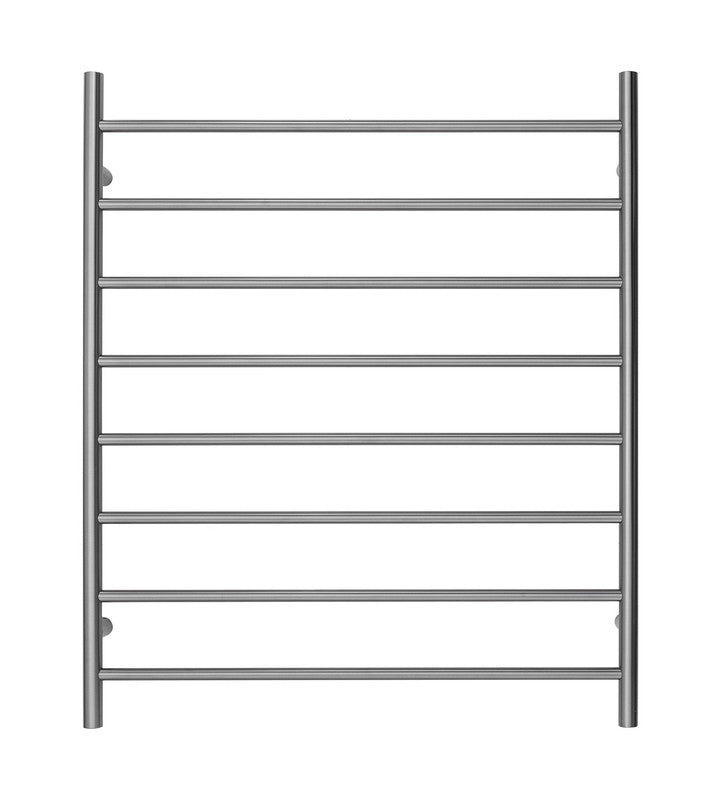 2023 Brushed Gunmetal stainless steel NON Heated Towel Rail rack Round AU 1000*850mm