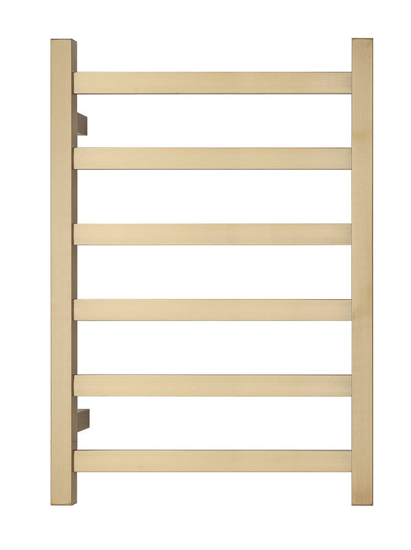 2023 Brushed Brass Gold stainless steel Heated Towel Rail rack Square AU 1000*850mm No Timer