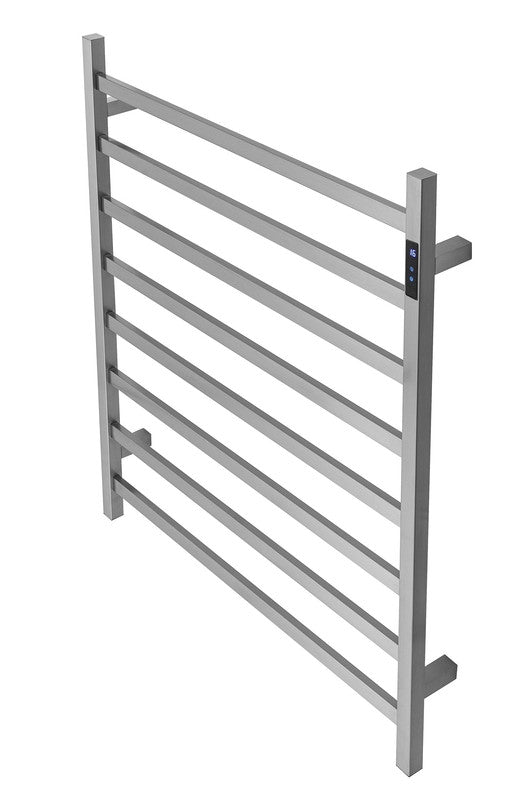 2023 Brushed Gunmetal stainless steel Heated Towel Rail rack Square AU 1000*850mm Timer