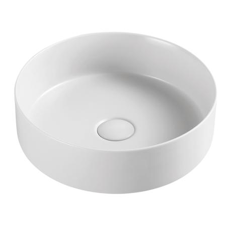 2021 Matte White Round 360 mm Dia top counter basin porcelain sink