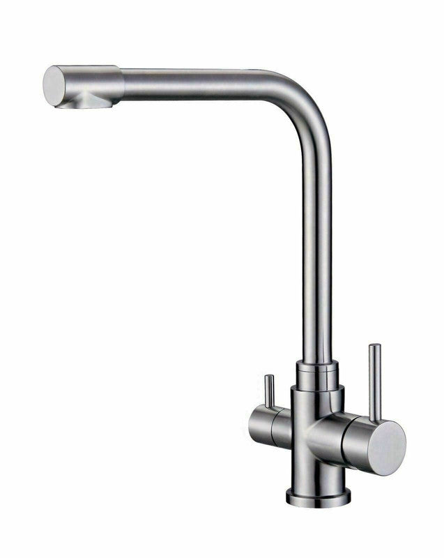 2023 Matte Black 3 Way Pure drinking filter Kitchen tap stainless steel PVD plated